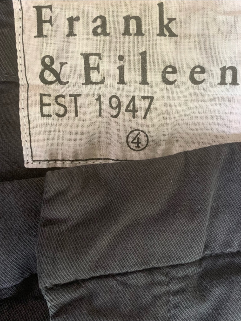 Frank & Eileen Blackstone black pants size 4 - Picture 5 of 6